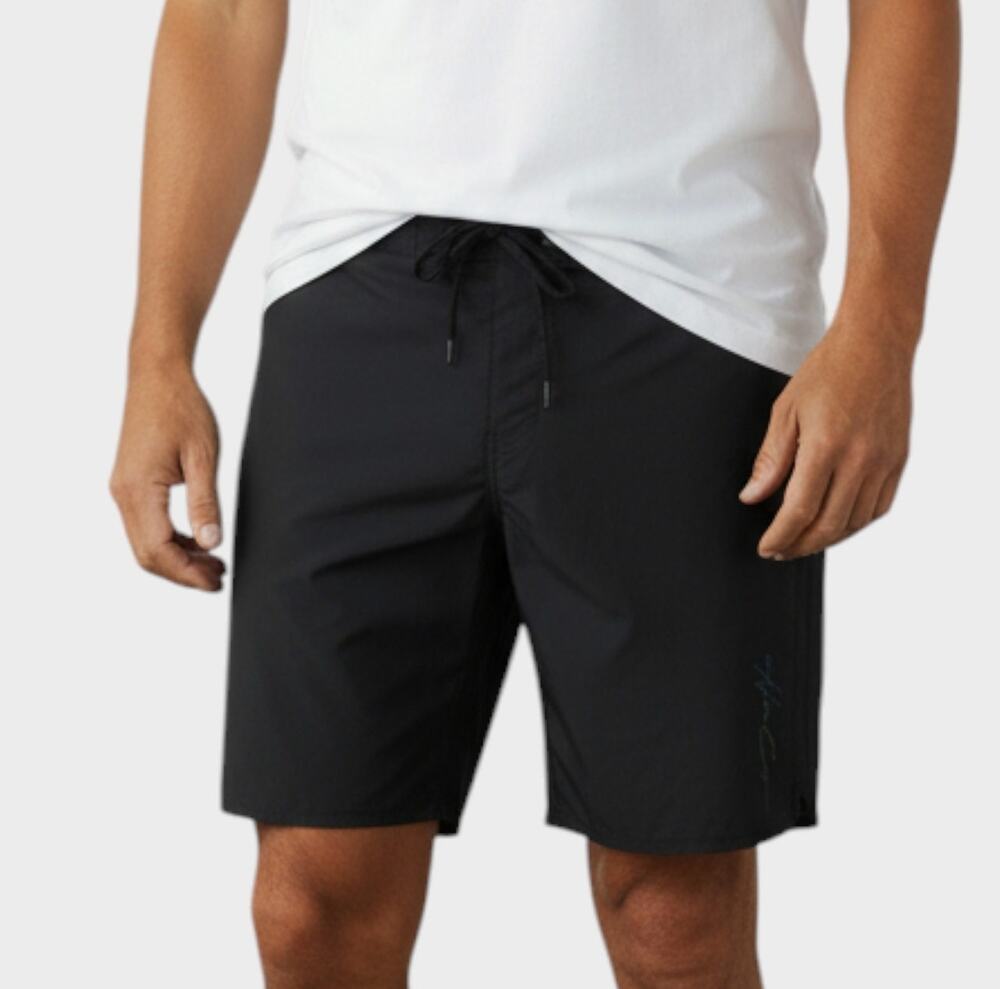 Hollister Mens Size 36 Black Board Shorts